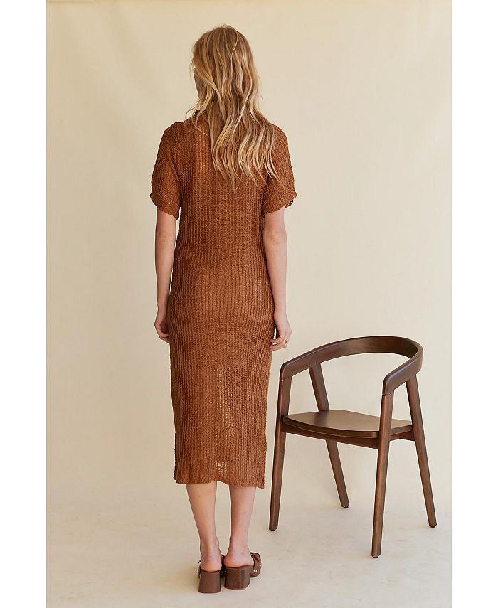 CRESCENT Women's Mariela Low Gauge Sweater Knit Dress Macy's