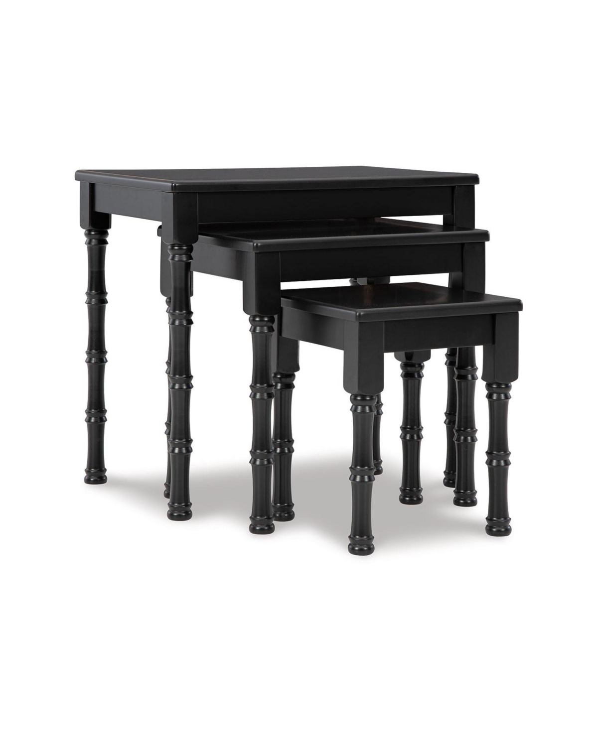Signature Design By Ashley Dasonbury Accent Table, Set Of 3 In Black
