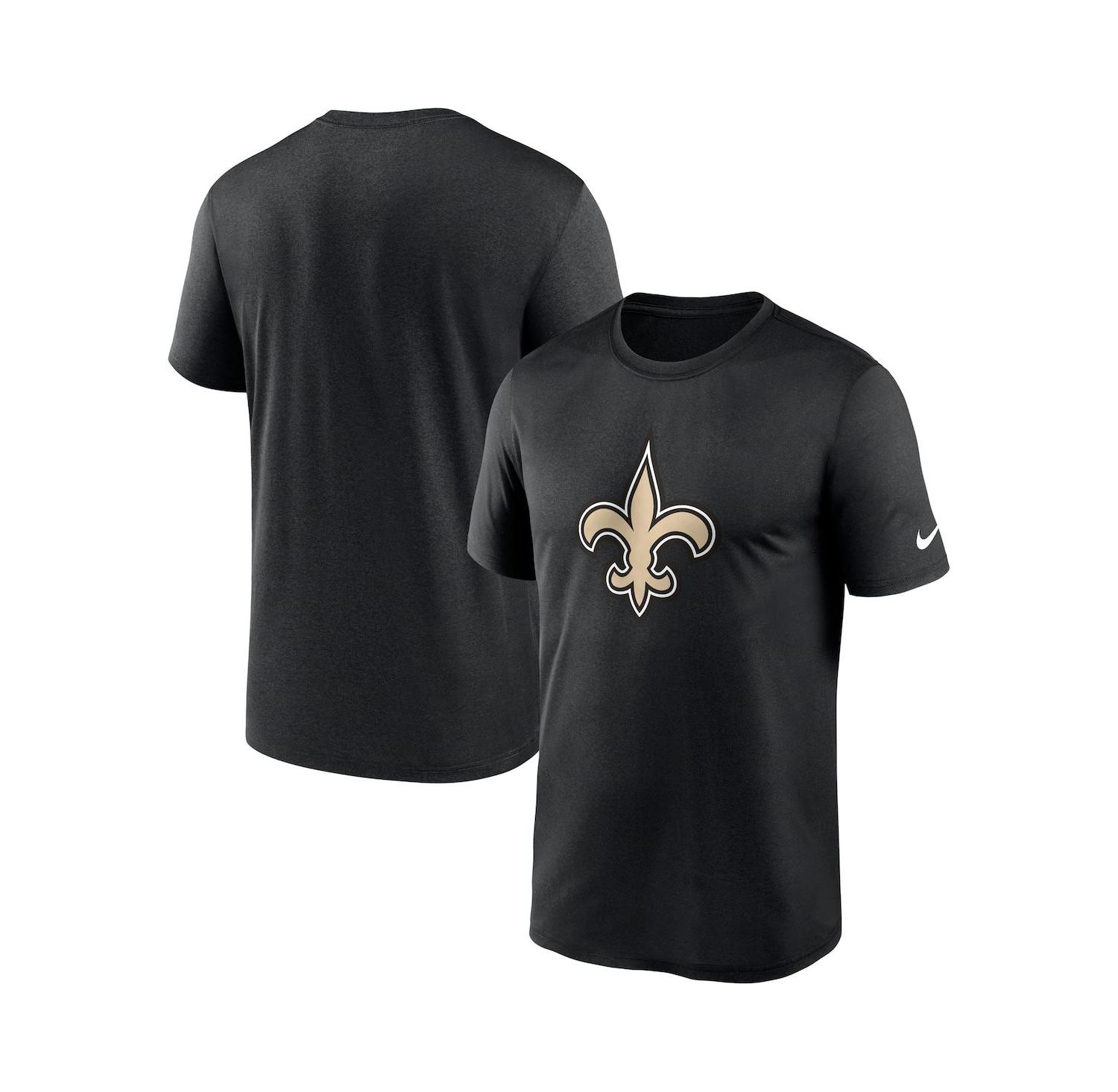 Men's Black New Orleans Saints Legend Logo Performance T-shirt