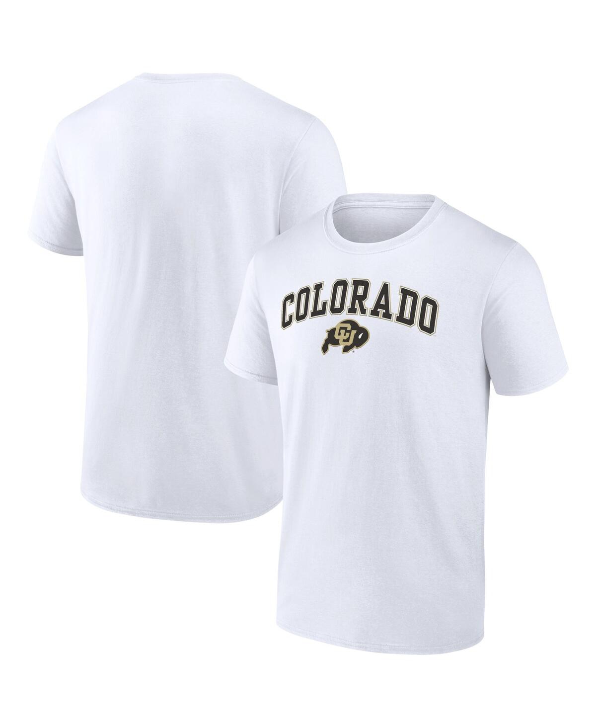 Fanatics Men's  White Colorado Buffaloes Campus T-shirt