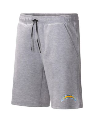 Men's Heather Gray Los Angeles Chargers Trainer Shorts