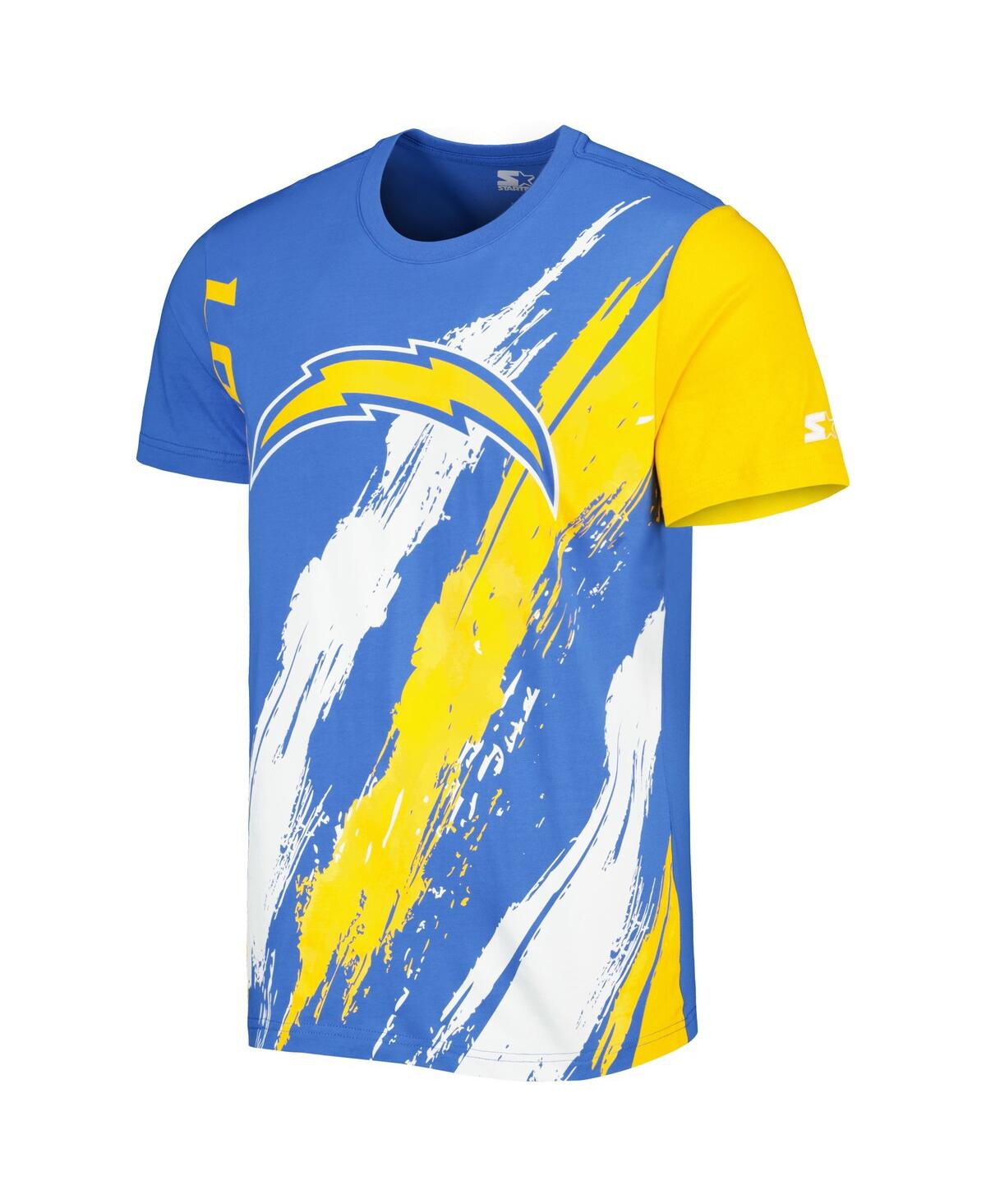 Shop Starter Men's  Powder Blue Los Angeles Chargers Extreme Defender T-shirt