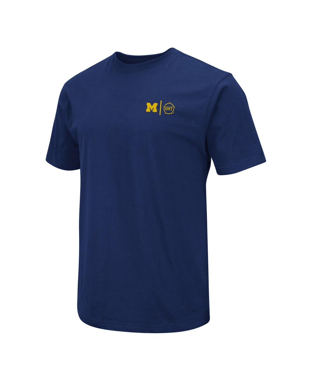 Shop Colosseum Men's  Navy Michigan Wolverines Oht Military-inspired Appreciation T-shirt
