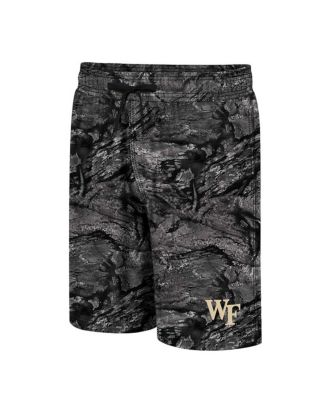 Men's Charcoal Wake Forest Demon Deacons Realtree Aspect Ohana Swim Shorts