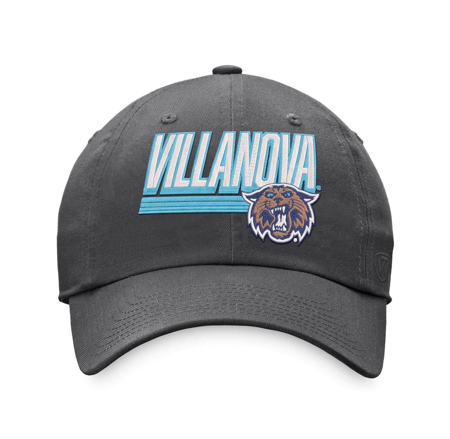 Men's Charcoal Villanova Wildcats Slice Adjustable Hat