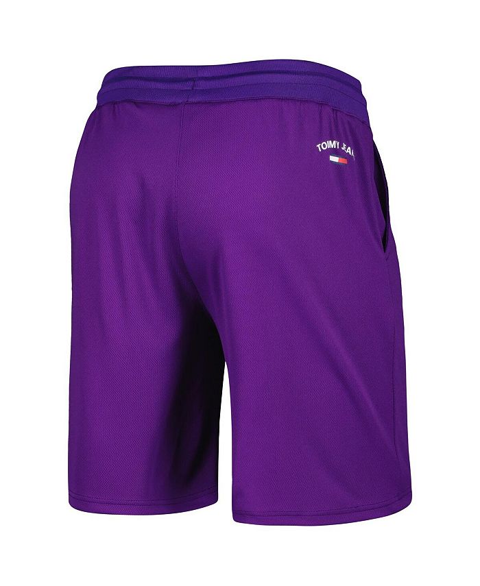 Tommy Jeans Men's Purple Los Angeles Lakers Mike Mesh Basketball Shorts
