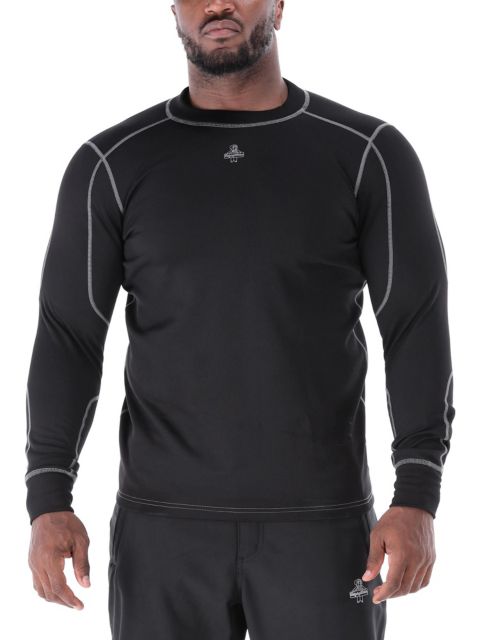 Мужской топ RefrigiWear Heavyweight Mid-Layer Top, цвет: Чёрный