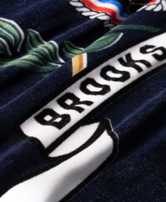 Logo Crest Turkish Cotton Beach Towel, 37&amp;quot; x 71&amp;quot;