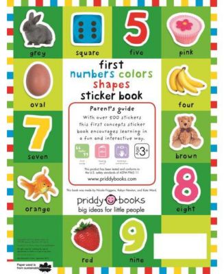 First 100 Stickers- First Numbers, Colors, Shapes by Roger Priddy