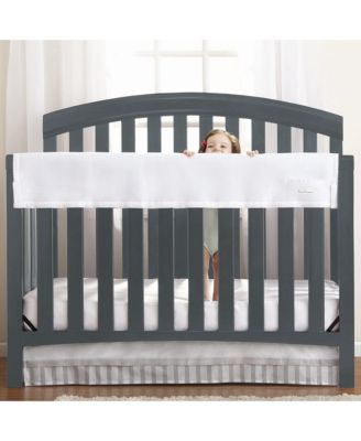 Breathable Mesh Crib RailGuard Teething Cover, 51" Long Panel