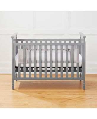 Breathable Mesh Liner for Full-Size Cribs, Classic 3mm Mesh (Size 2FS Covers 2 Sides)