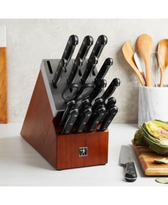 HENCKELS Solution Self-Sharpening Knife Block Set, 20 Piece