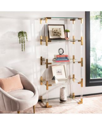 Hayley 62" Acrylic Bookshelf