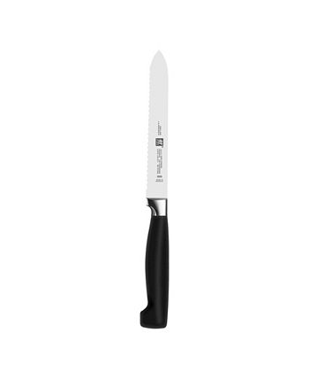 ZWILLING J.A. Henckels Four-Star 8-Piece Acacia Knife Set +