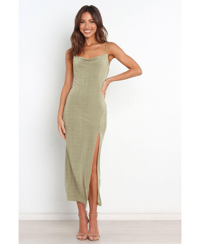 Macy's olive sale green dress