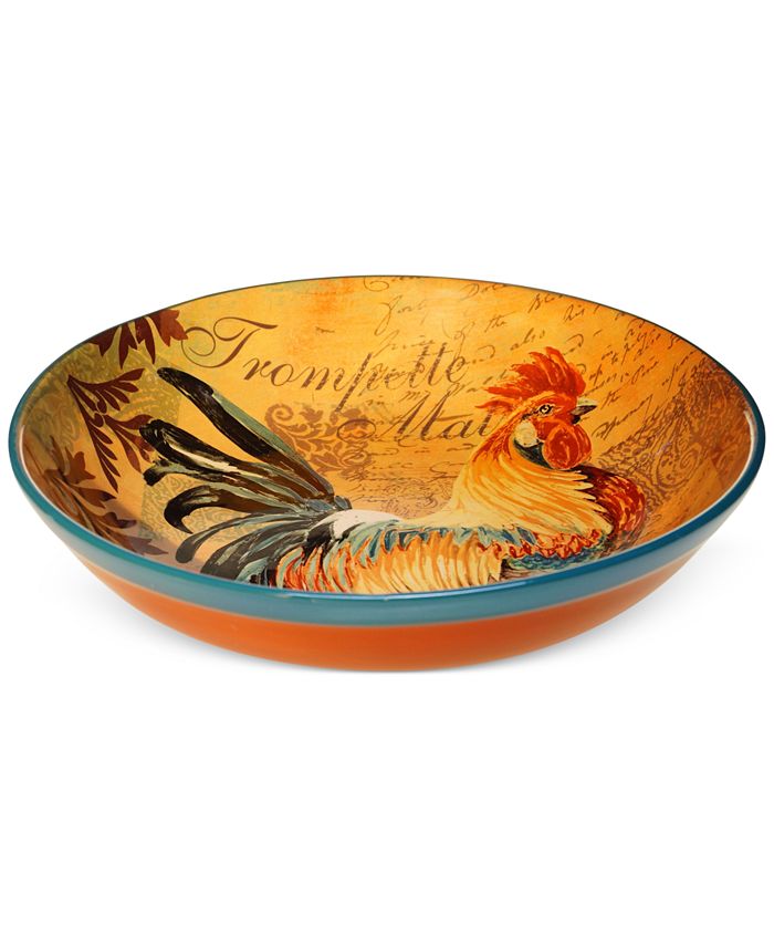 Certified International Rustic Rooster Serving Bowl Macy's