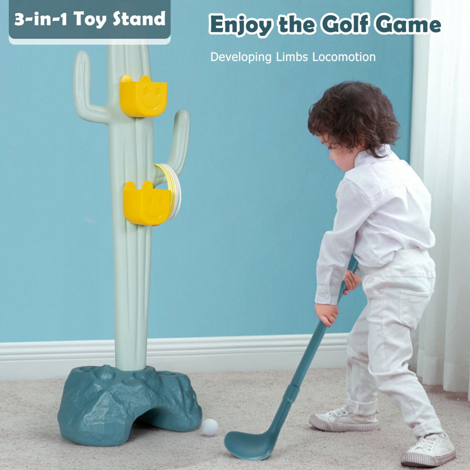 3-in-1 Cactus Activity Center