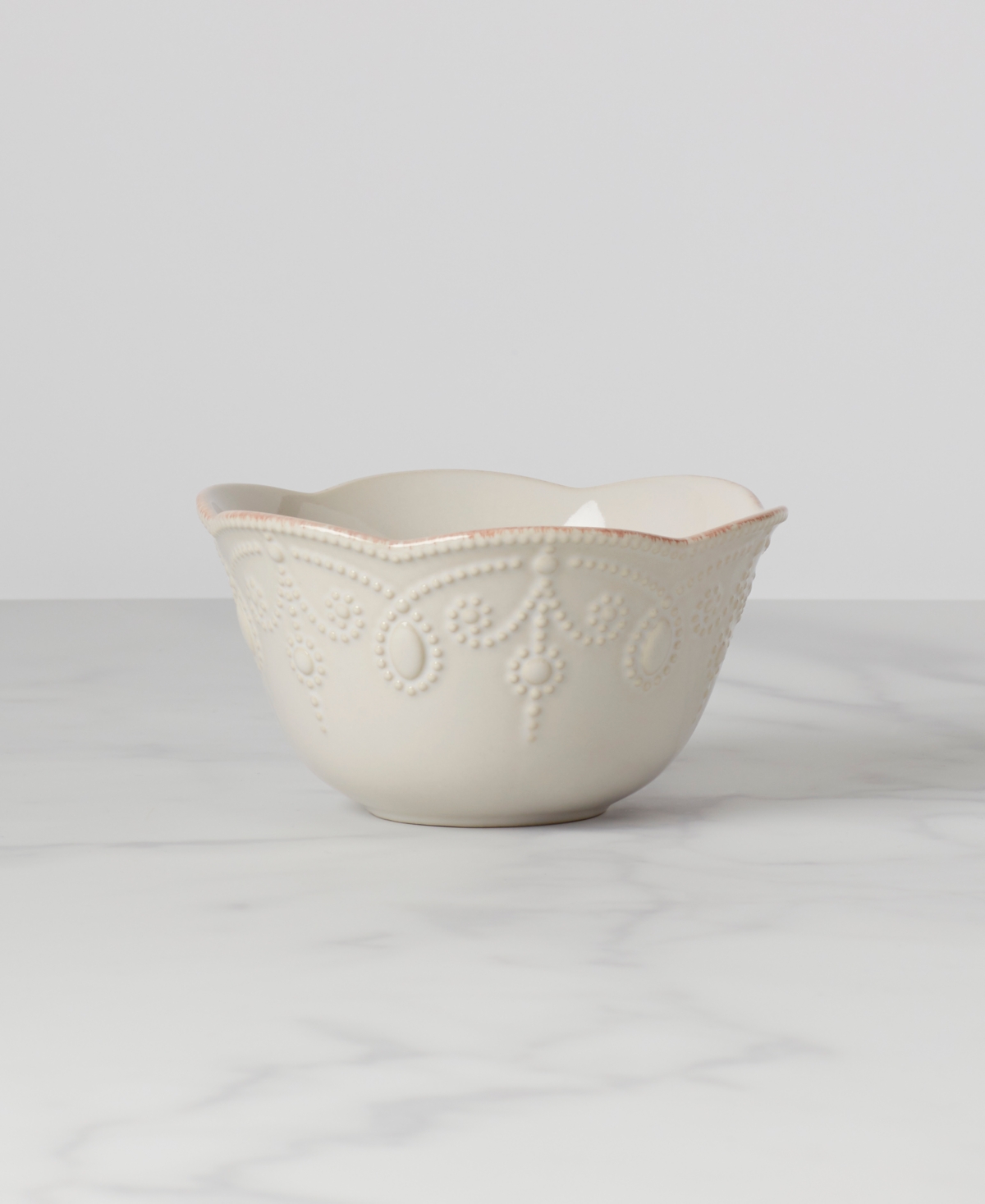 Lenox French Perle Fruit Bowls, Set Of 4 In White