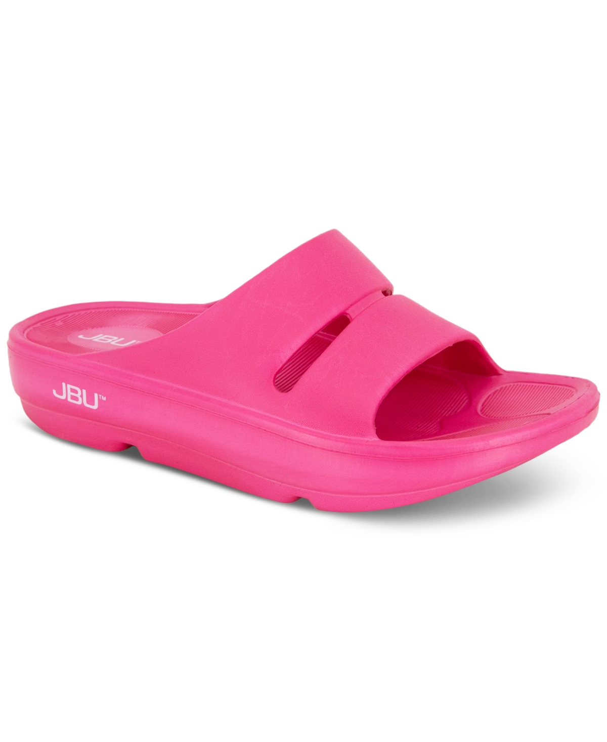 Jbu Women's Dover Recovery Slide Sandals In Pink