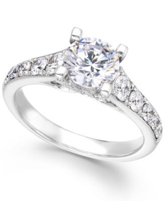 X3 - Diamond Engagement Ring in 18k White Gold (2-1/4 ct. t.w.)