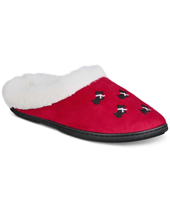 Charter club 2025 scottie slippers