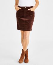 Women's corduroy top skirt 7.5