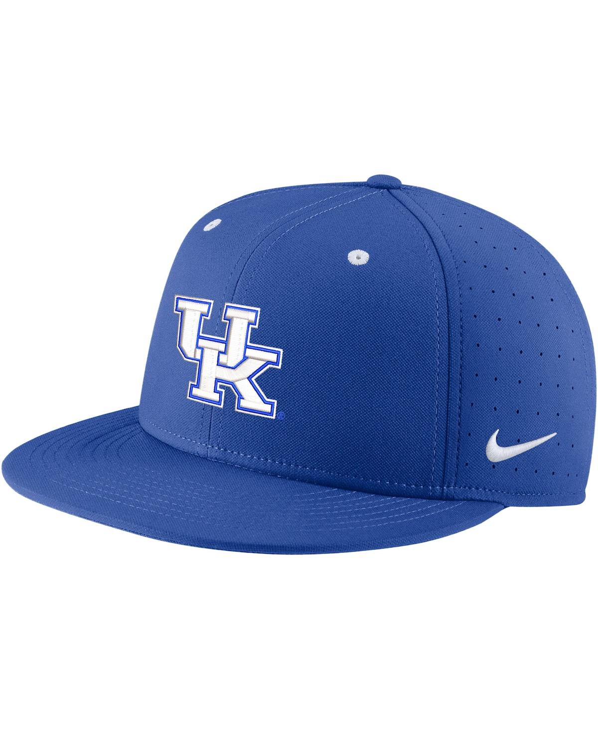 Shop Nike Men's  Royal Kentucky Wildcats True Performance Fitted Hat