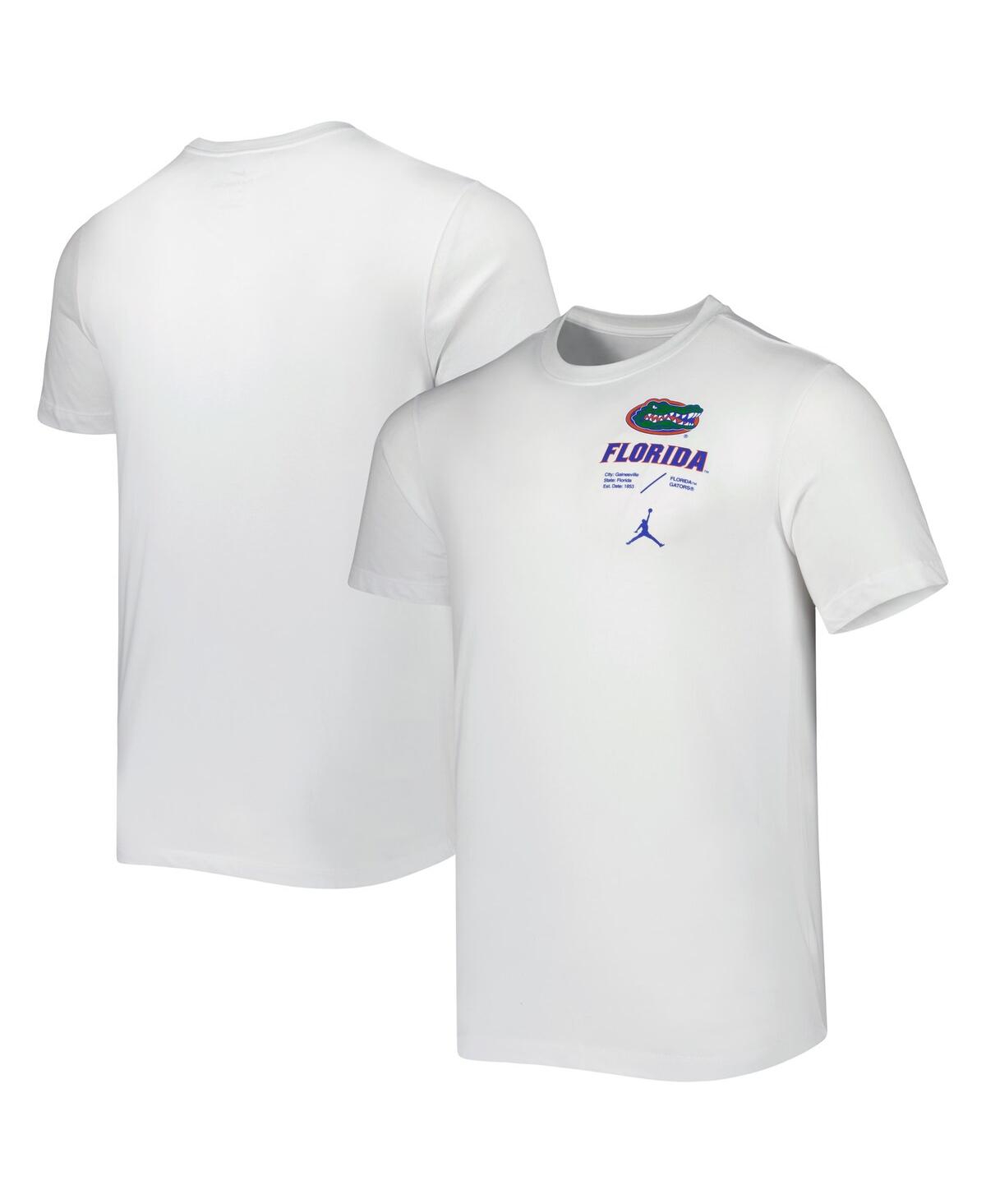 Jordan Men's  White Florida Gators Team Practice Performance T-shirt
