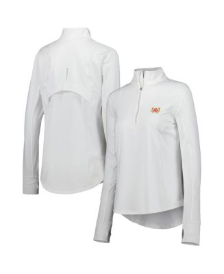 Women's Zero Restriction White Kentucky Derby Renae 1/4-Zip Top