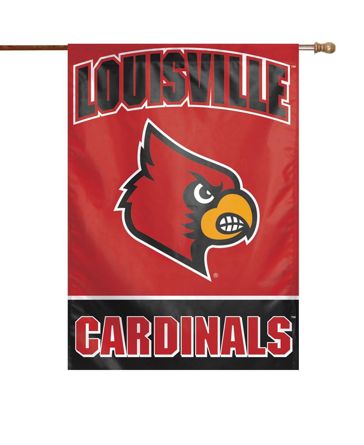 Wincraft Louisville Cardinals 28" X 40" Full Name Single-sided Vertical Banner In Multi