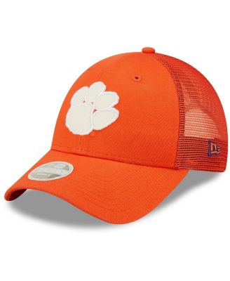 Women's Orange Clemson Tigers 9FORTY&nbsp;Logo Spark Trucker Snapback Hat