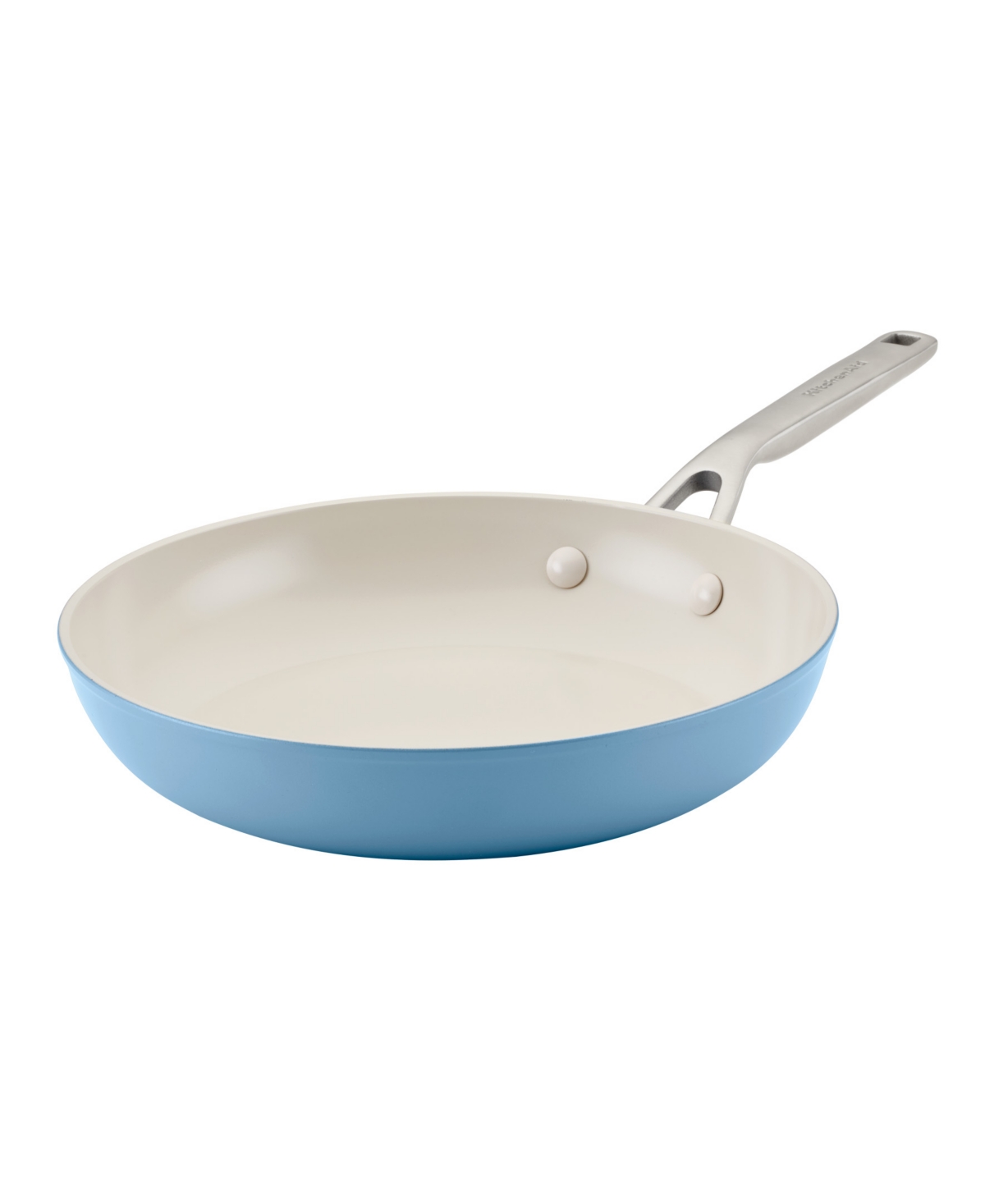 Kitchenaid Hard Anodized Ceramic Nonstick 12.25" Frying Pan In Blue Velvet