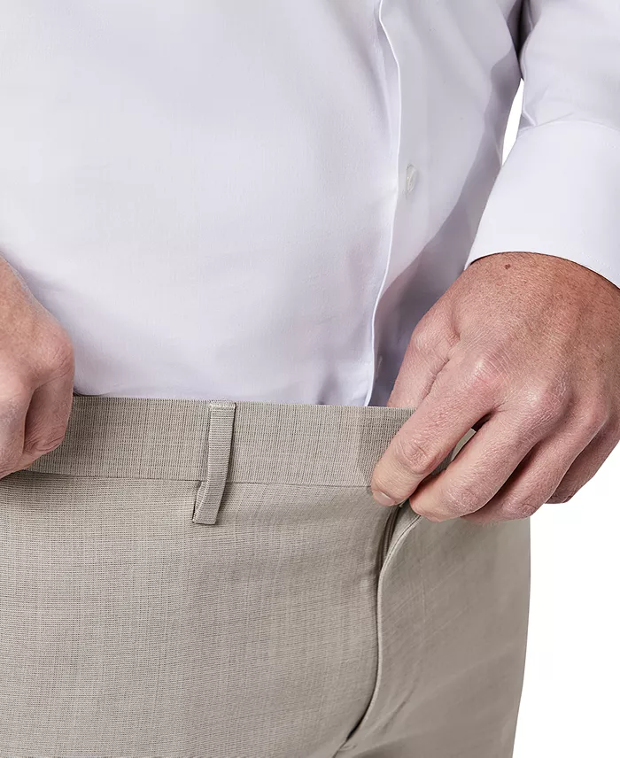 Men's Slim-Fit Stretch Check Dress Pants - thumbnail 5