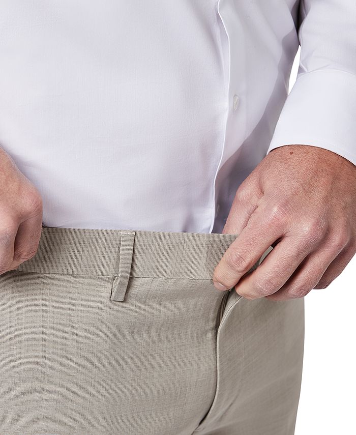 Kenneth Cole Reaction Men's Slim-Fit Stretch Gabardine Dress Pants - Macy's