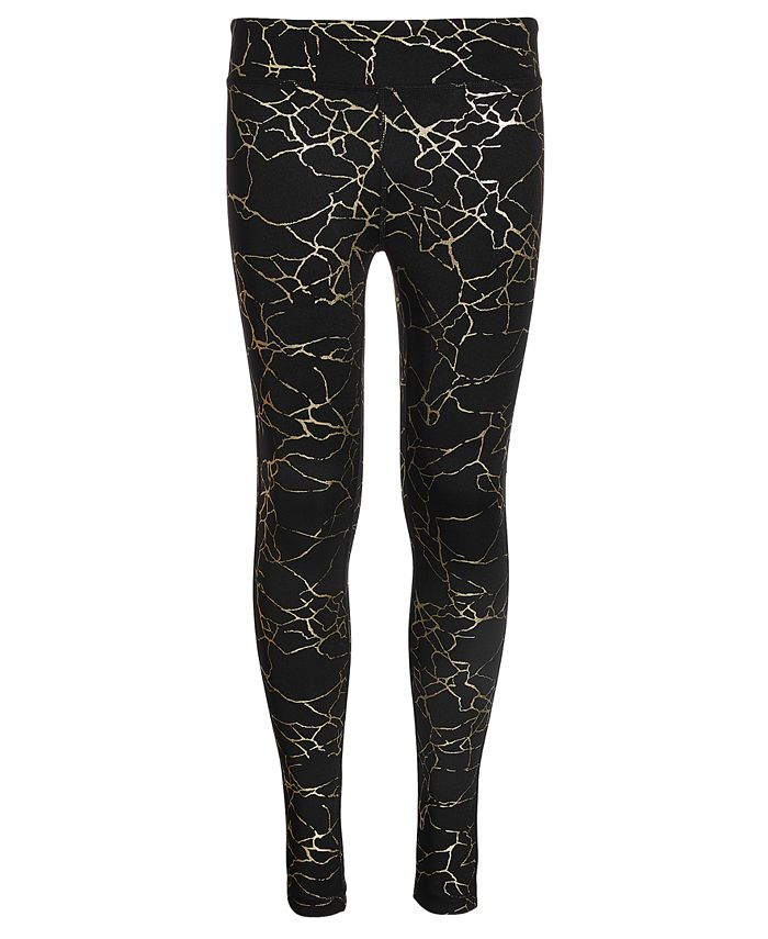 ID Ideology Big Girls Marble 7/8 Length Leggings, Created for