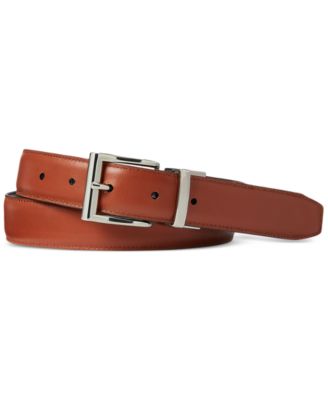 Men's Reversible Leather Dress Belt