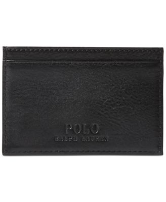 Men's Pebbled Leather Card Case
