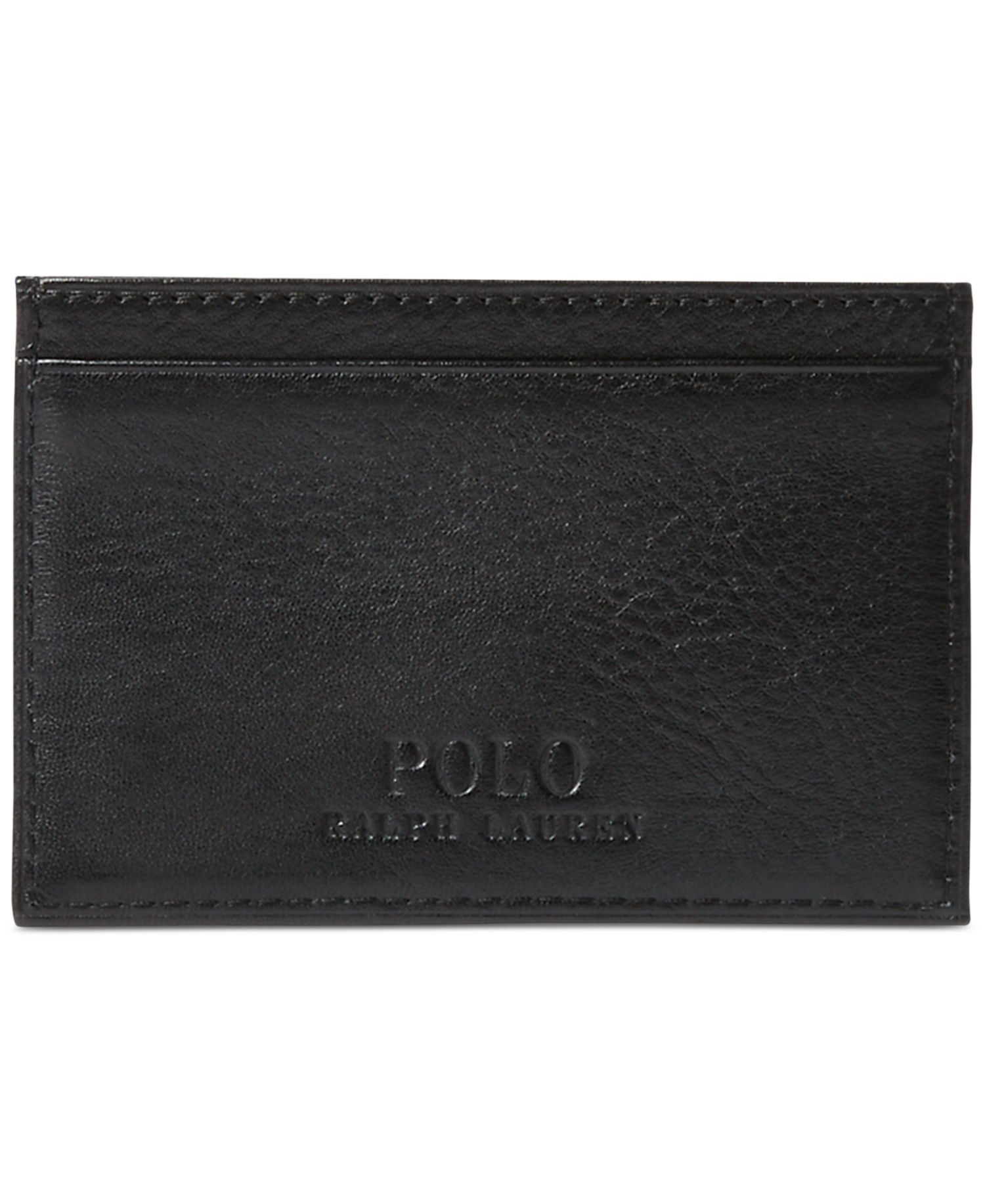 Men's Pebbled Leather Card Case
