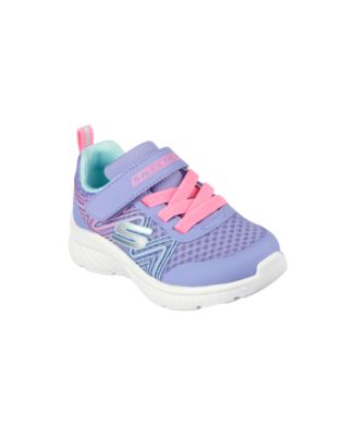 Skechers Toddler Girls Microspec Plus - Swirl Sweet Adjustable Strap ...