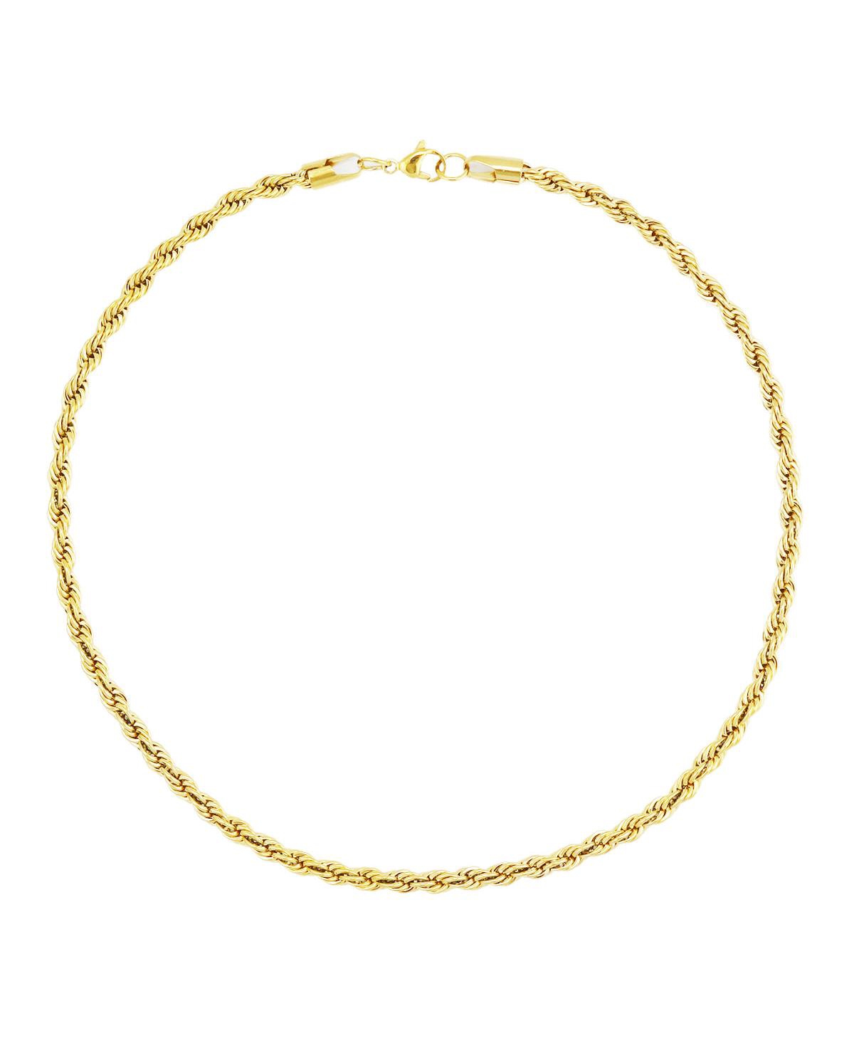 Storm Rope Necklace - Gold