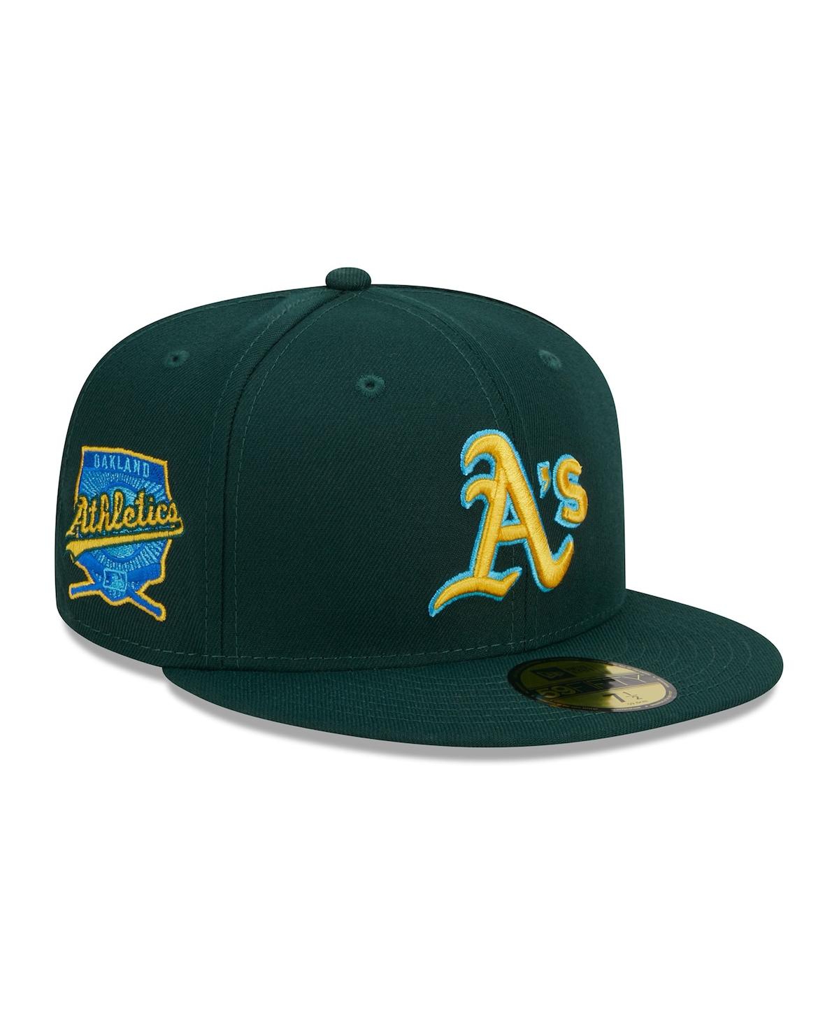 New Era Men's  Green Oakland Athletics 2023 Mlb Father's Day On-field 59fifty Fitted Hat