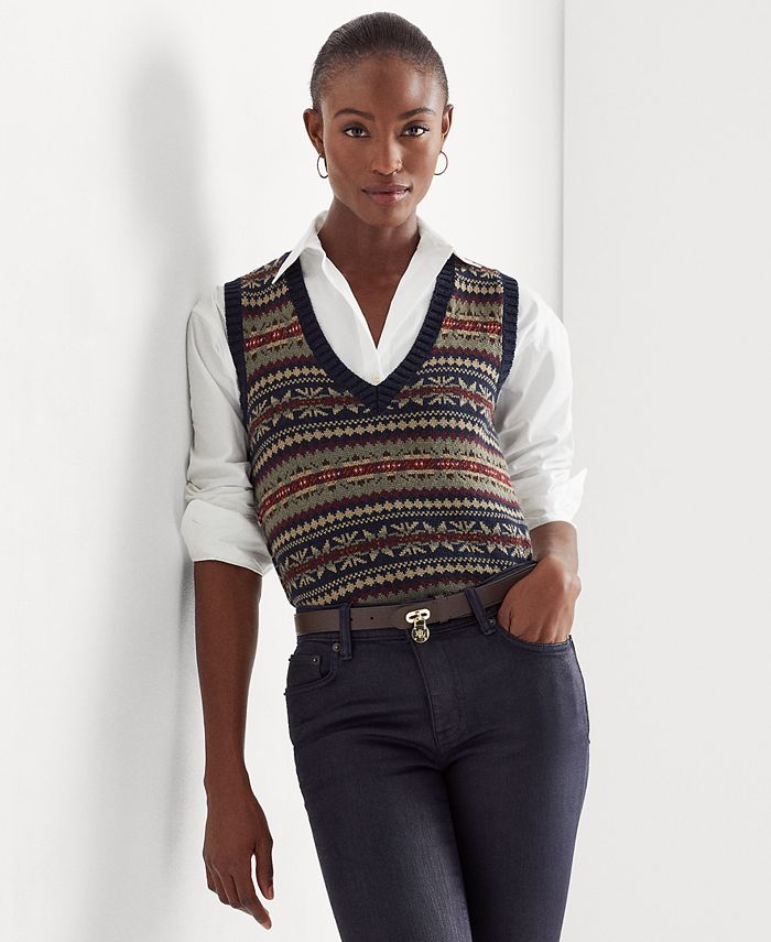 How the sweater vest became the winter staple that solves all your