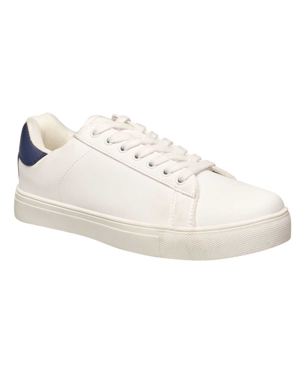 Shop Lucky Brand Men's Reid Casual Sneakers In White Navy