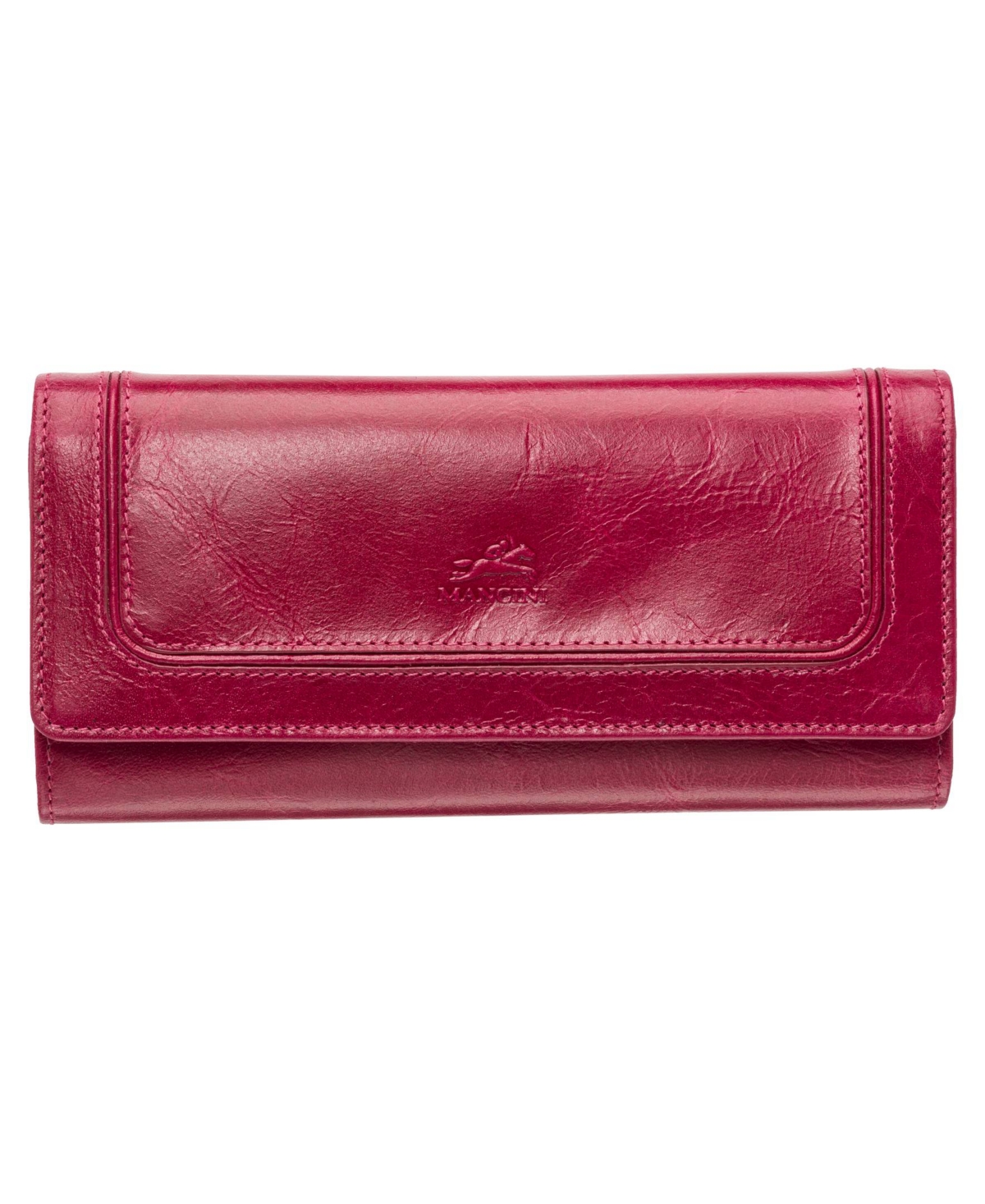 Mancini South Beach Rfid Secure Trifold Wallet In Pink