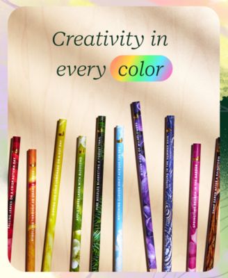 Rub & Sniff Scented Colored Pencils - 10 Pack Infused with Essential Oil Blends