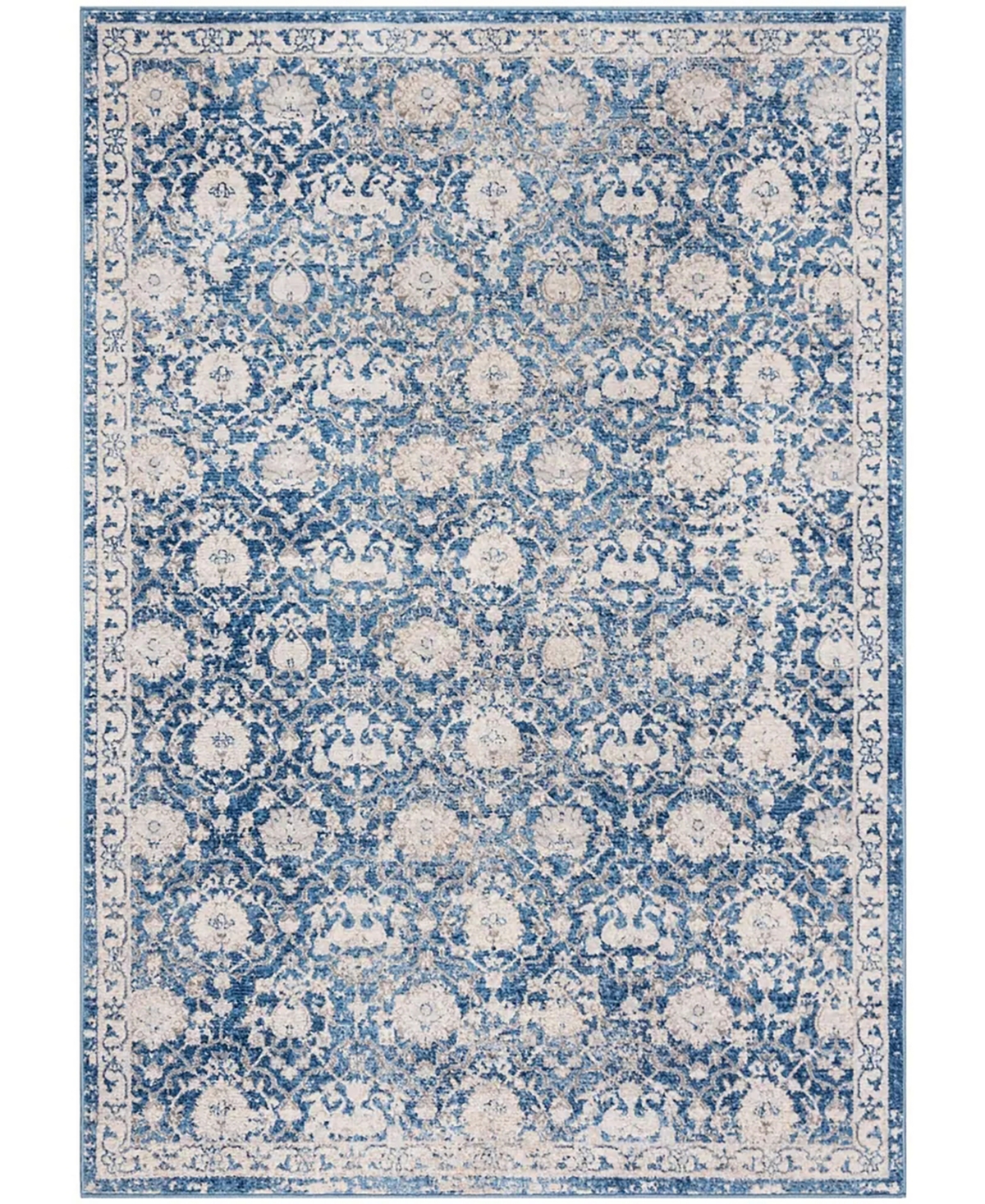 Safavieh Brentwood Navy and Creme 9' x 12' Area Rug - Navy
