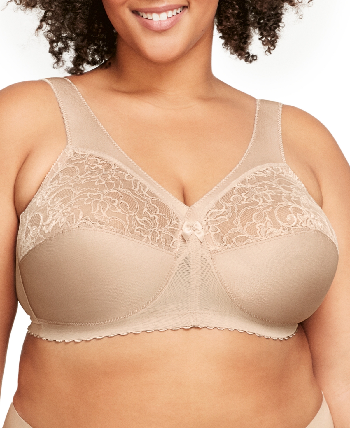 Women's Full Figure Plus Size MagicLift Original Wirefree Support Bra