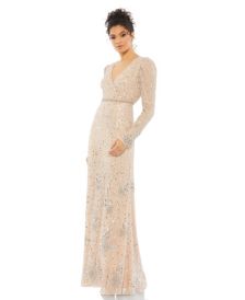 Long Gold Sequin Dress Macy s