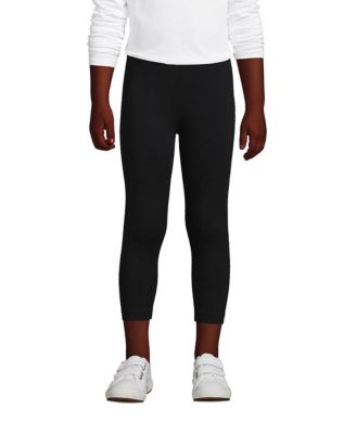 Girls School Uniform Tough Cotton Capri Leggings