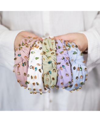 Women's Traditional Knot Headband - Purple Gem